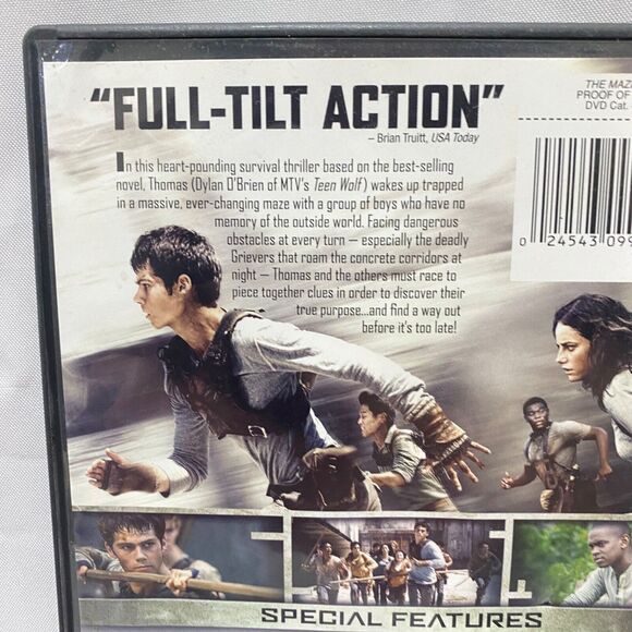 The Maze Runner DVD Movie with Case Rated PG-13 - Picture 4 of 9